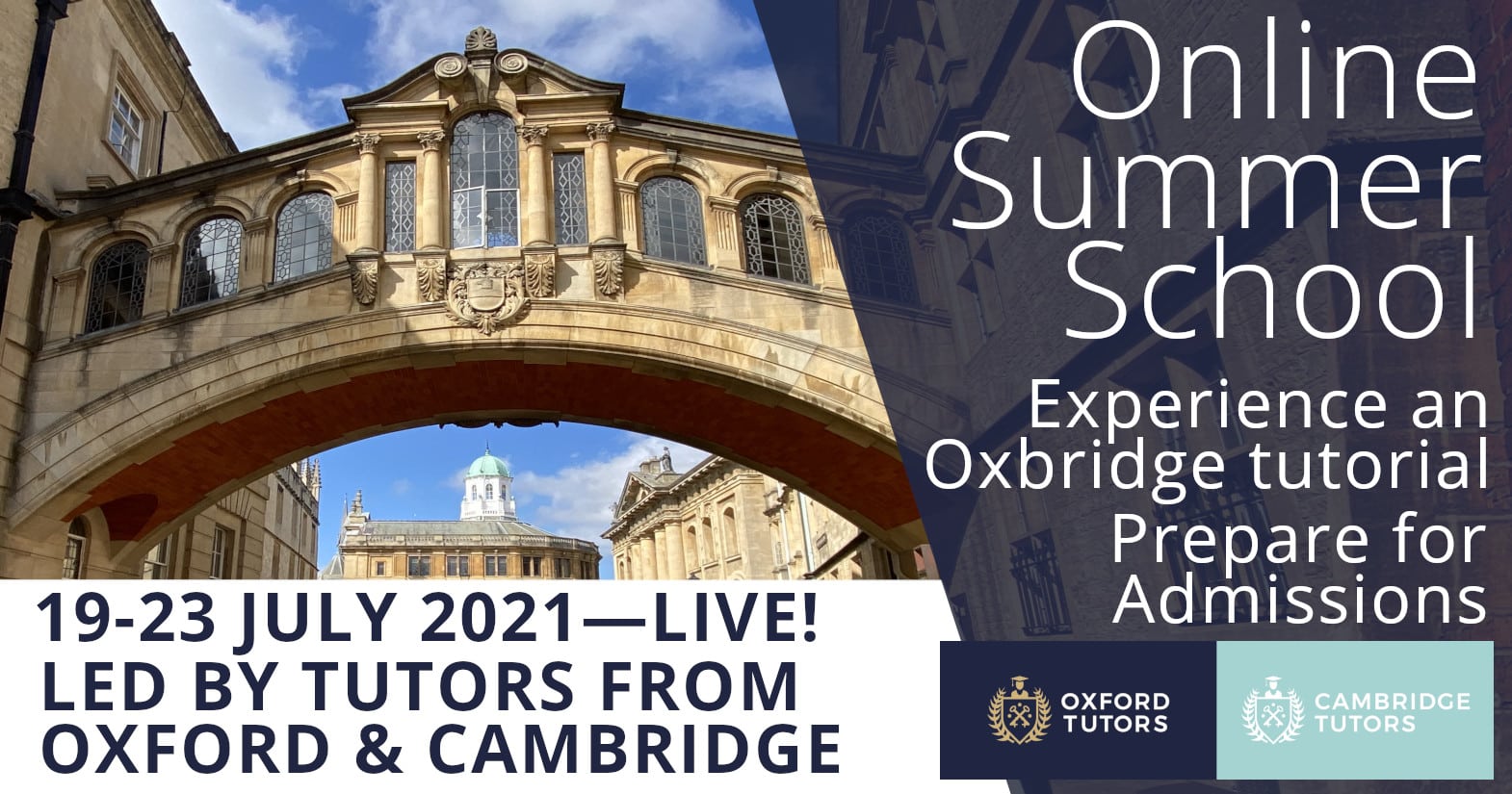 Online Summer School Oxford and Cambridge Tutors